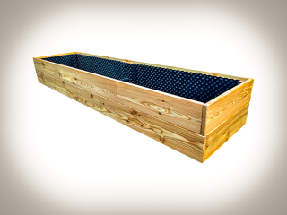 Modřínový záhon výšky 28 cm